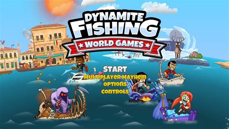 Dynamite Fishing World Games Couch Co Op Gameplay Youtube