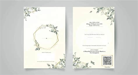 Detail Desain Undangan Pernikahan Cdr Koleksi Nomer 4