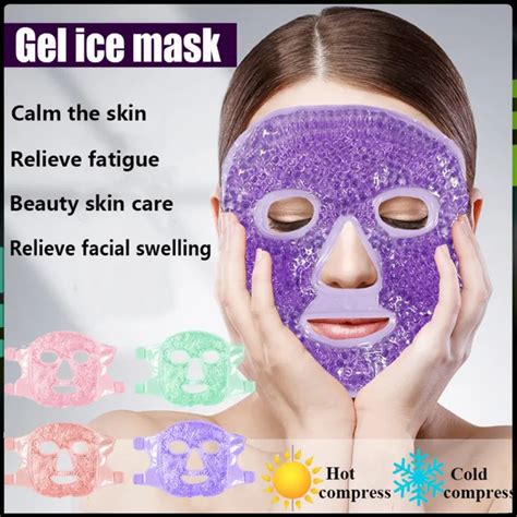 Cold Gel Ice Face Mask Cold Hot Compress Beauty Mask Reuse Eye Mask