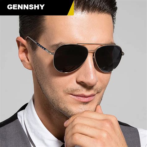 2017 New Metal Polarized Sunglasses Men Fashion Brand Designer Sunglasses Aluminium Eyewear