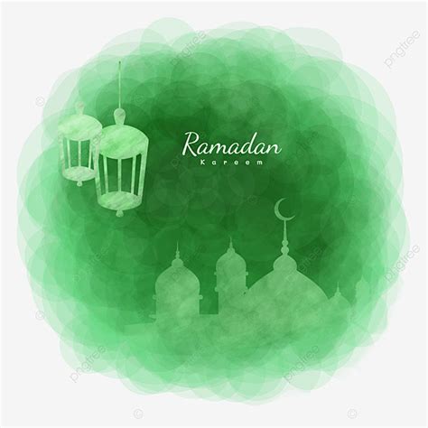 Pantone Hd Transparent Watercolor Ramadan Pantone Green Watercolor