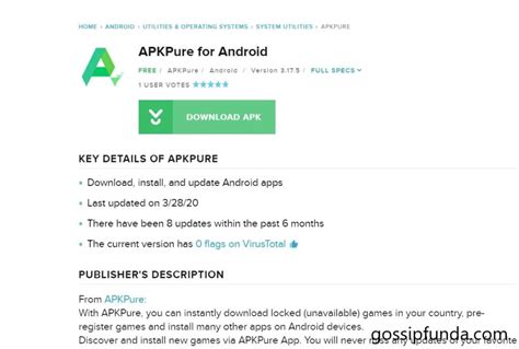 Apkpure Applications And Personal Reviews Gossipfunda