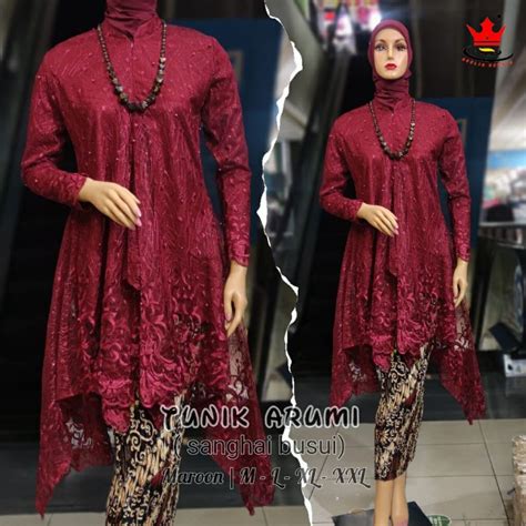 Jual Indahkebaya Setelan Kebaya Sanghai Busui Jumbo Kebaya Tille