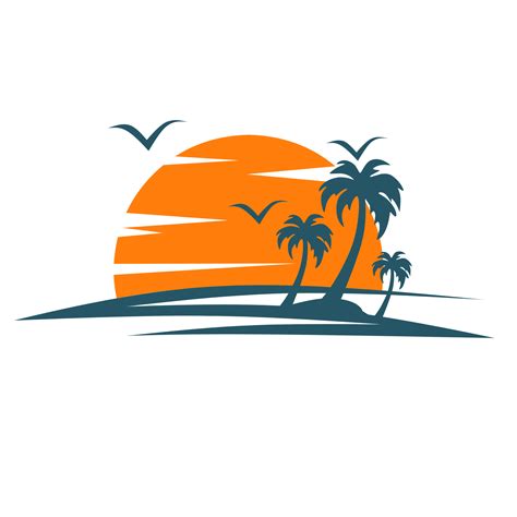 Strand Sonnenuntergang Symbole Png Clip Art Kostenlos 23618250 Png