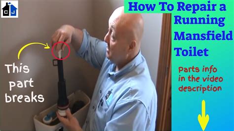 How To Fix A Running Mansfield Toilet Youtube