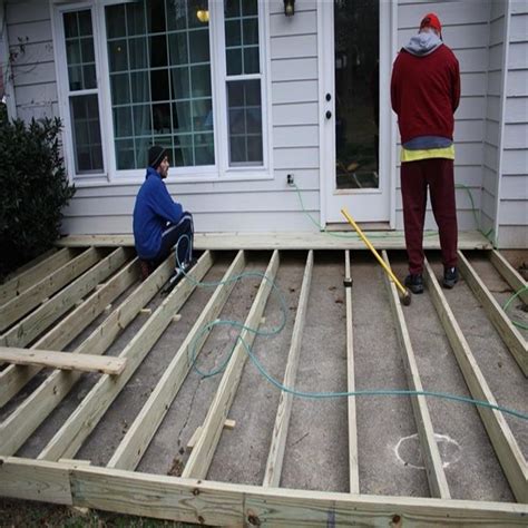 Collectionsetc.com has been visited by 10k+ users in the past month How To Build A Deck On Uneven Concrete | Deck over ...