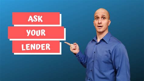 5 Critical Questions To Ask Your Mortgage Lender Before You Buy A House Youtube