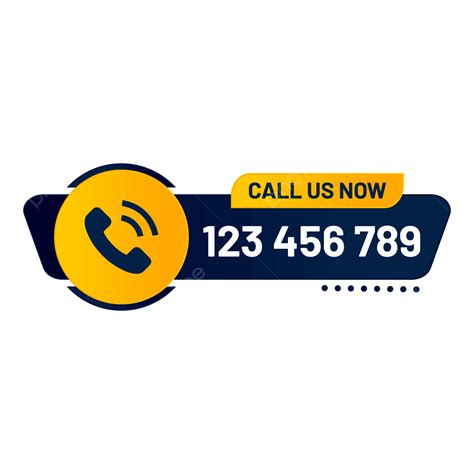 Call Us Now With Number Button Transparent Background Call Us With