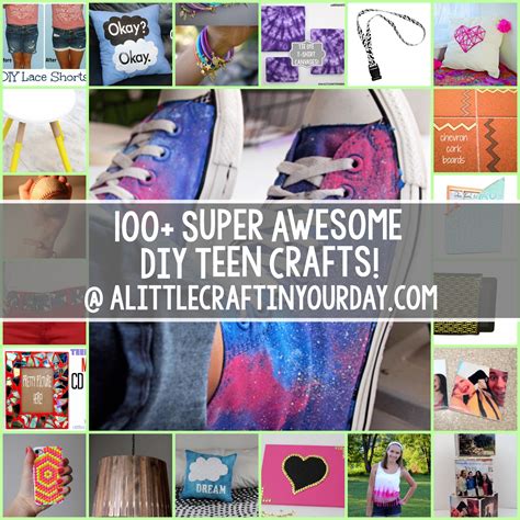 While there are some new trends in crafts, some common themes span multiple generations. 100+ Super Awesome Crafts for Teens - A Little Craft In ...
