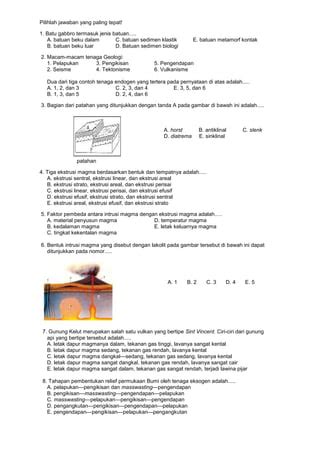 Ulangan Harian Lithosfer Laky Pdf