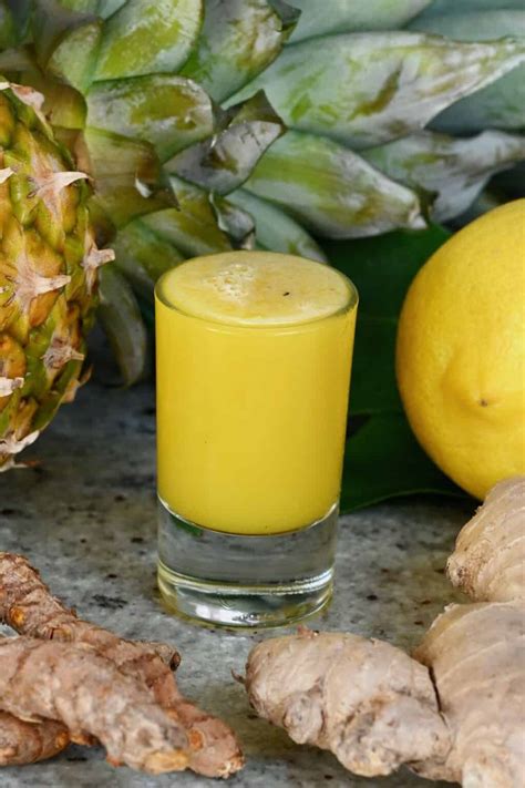 Pineapple Ginger Juice With Or Without Juicer Alphafoodie