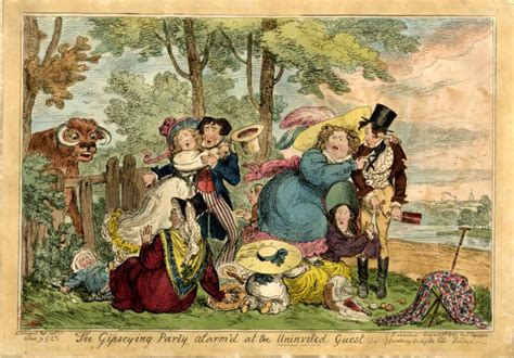 george cruikshank s gypseying party 1827 picnic wit