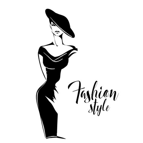 Femme Fashion Styles Illustration Vecteur Matériel 03 Welovesolo