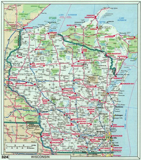 Large Printable Road Map Of The United States Printable