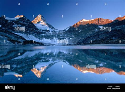 Mount Assiniboine Reflected In Sunburst Lake Mount Assiniboine