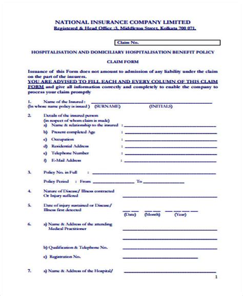 You'll need to prove your vehicle is insured before it can be registered with your state's department of motor vehicles. FREE 50+ Sample Claim Forms in PDF | MS Word