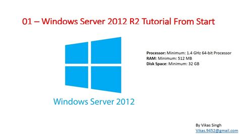01 Windows Server 2012 R2 Tutorial Introduction Video Youtube