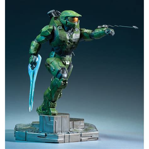 Halo Infinite Master Chief With Grappleshot 10 Inch Statue