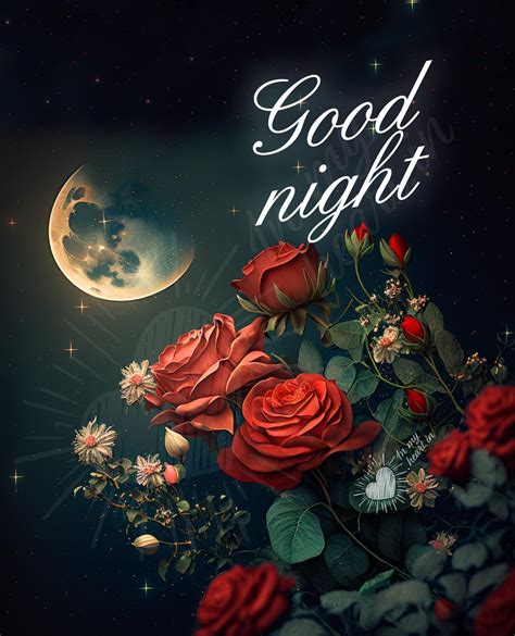 Good Night Wallpaper With Rose