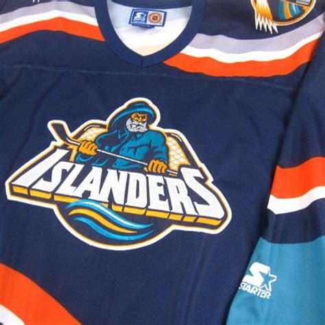 You can choose all their other old jersey? Vintage New York Islanders Fisherman Starter Jersey - For All To Envy