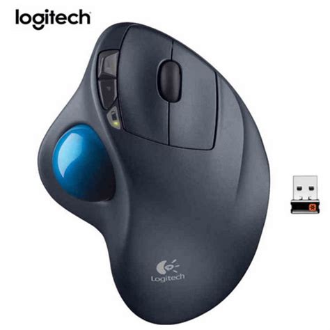 Logitech M570 24ghz Wireless Trackball Ergonomic Mouse For Windows Xp