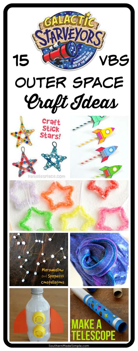 Outer Space Craft Ideas Galactic Starveyors Vbs Theme Vbs Crafts