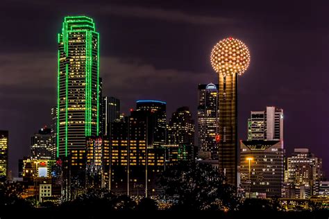 5120x1440 Dallas Skyline