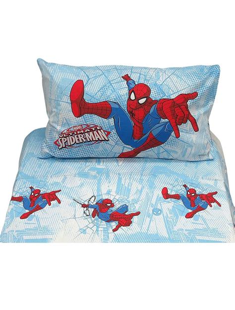 Letto a una piazza e mezza o letto da prete: SPIDER-MAN Graphic completo lenzuola una piazza e mezza