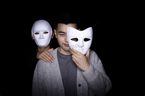 The Man Hiding Behind The Mask Picture And Hd Photos Free Download On Lovepik