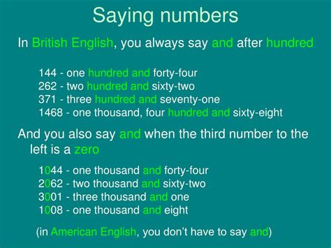 Ppt Numbers In English Powerpoint Presentation Free Download Id
