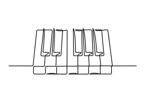 How To Draw A Piano Keyboard