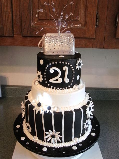 You are actually going to ice the bottoms of the cookies with the two frostings! Black And White 21St Birthday - CakeCentral.com