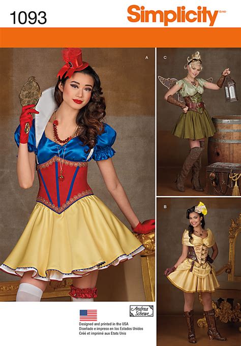 Simplicity 1093 Misses Cosplay Costumes