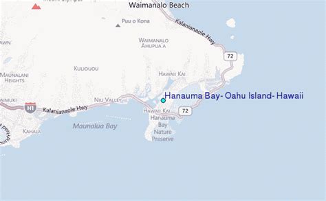 Hanauma Bay Oahu Island Hawaii Tide Station Location Guide