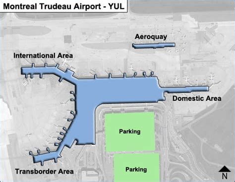 Montreal Trudeau Yul Airport Terminal Map