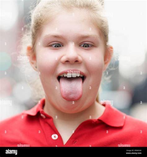 Teenage Girl Sticking Tongue Out Hi Res Stock Photography And Images Alamy