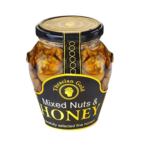 Honey Nuts Raw Natural Honey With Nuts Pure Raw Unpasteurised Honey
