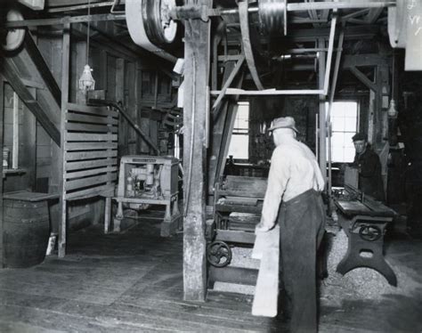 Men In Wood Shop Photograph Wisconsin Historical Society Wood