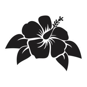 Download Hibiscus Flower Leaf Svg | Hibiscus Flower svg cut file ...