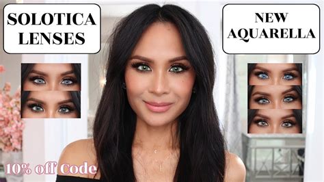 Solotica Lenses Review New Solotica Colors Colored Contacts For Dark Brown Eyes Youtube