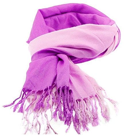 Urban Womens Designer Pashmina Warm Fall Winter Outfitters Scarf Silk Shawl Purple And Pink
