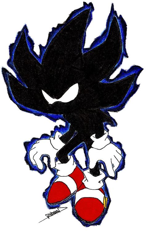 Como Dibujar A Dark Super Sonic Sonic How To Draw Dark Super Sonic Images