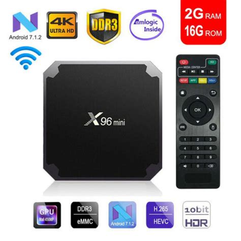 New X96 Mini Quad Core 2gb 16gb Android 11 Tv Box Smart Hd Media Player Wifi Uk Ebay