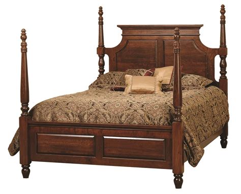 Amish American Made Malune Four Post Bed Poster Bed Traditional Bed Four Post Bed