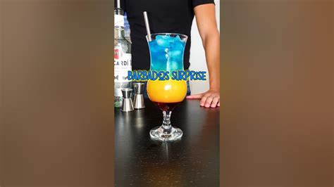 Barbados Surprise 🇧🇧 Layered Cocktail 🍹 Youtube