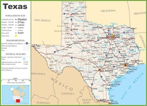 Texas highway map | Highway map, Texas highway map, Map