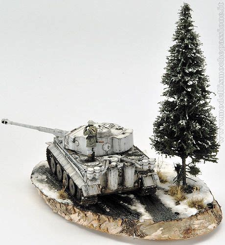 Winter Diorama With The Jos Luis Lopez Ruizs Tiger I In Scale