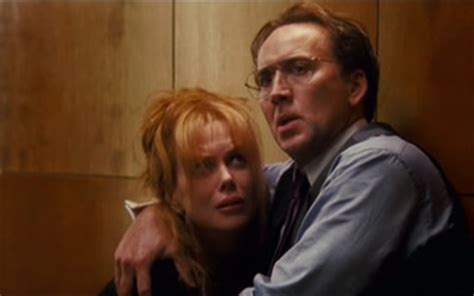 Stabbed through the chest with a makeshift stake at his own request by bob lujan. Nicole Kidman and Nicolas Cage in Trespass (2011)