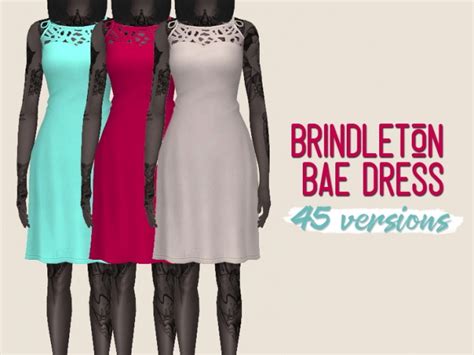 Brindleton Bae Dress By Midnightskysims At Simsworkshop Sims 4 Updates