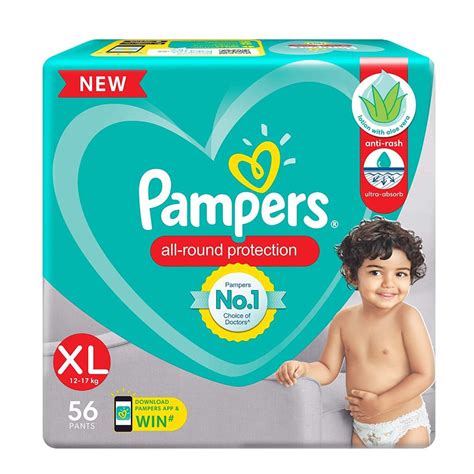 Pampers All Round Protection Diaper Pants Xl 56 Count Price Uses